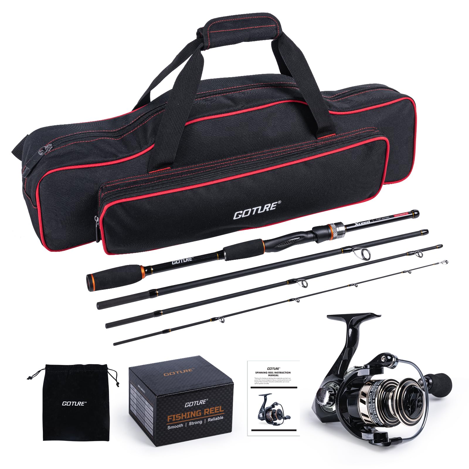Goture Portable Spinning Fishi - Reel Bag avaliação e preço