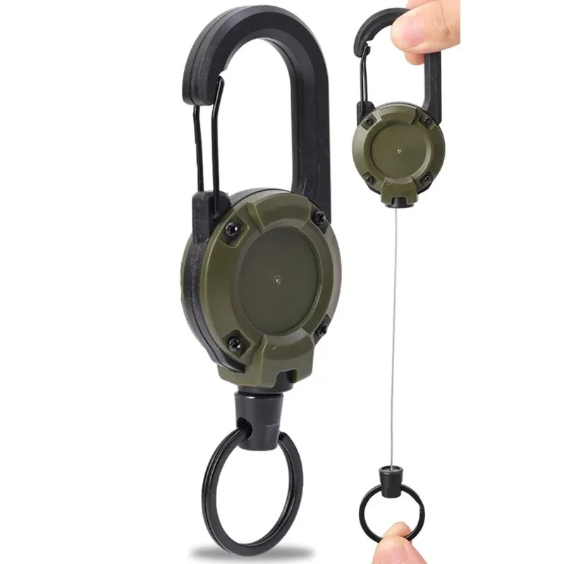 Tactical Retractable Carabiner - Conventional Reel avaliação e preço