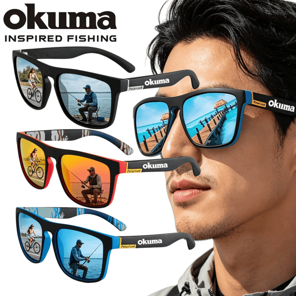6 colors okuma Polarized Sungl - Surf Reel avaliação e preço