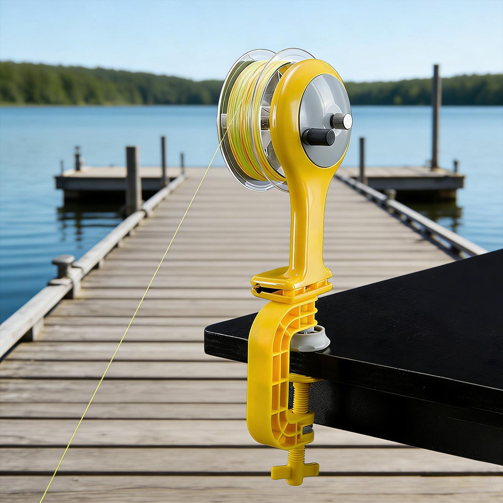 Line Spooler With Clamp Non-Sl - Ice Fishing Reel avaliação e preço