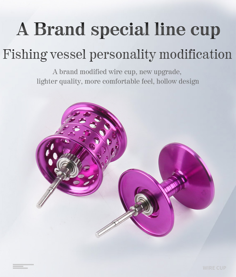 DIY Baitcasting Fishing Reel S - Reel Spare Spool avaliação e preço