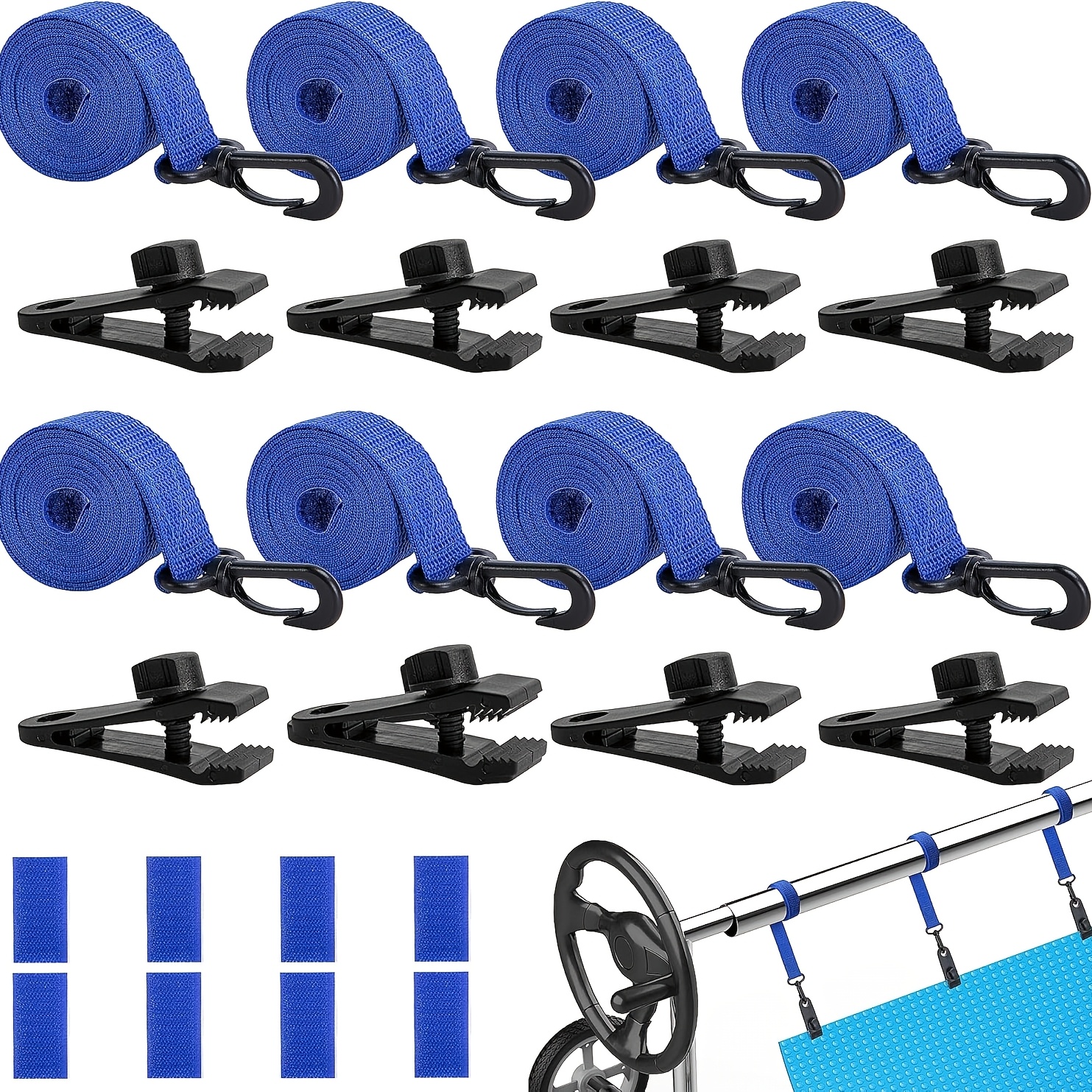 18 Pcs Solar Cover Reel Instal - Reel Cover avaliação e preço