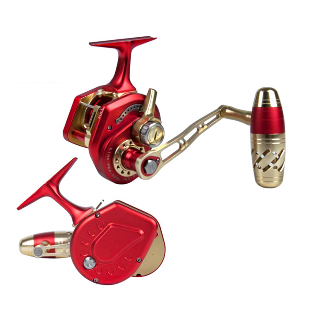 Red 70lbs Offshore 11BB Metal  - Baitcasting Reel avaliação e preço