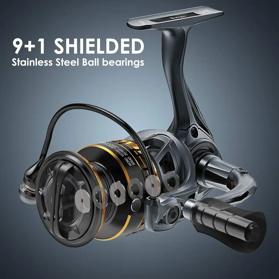 Spinning Reel, 9+1 BB Incredib - Spinning Reel avaliação e preço