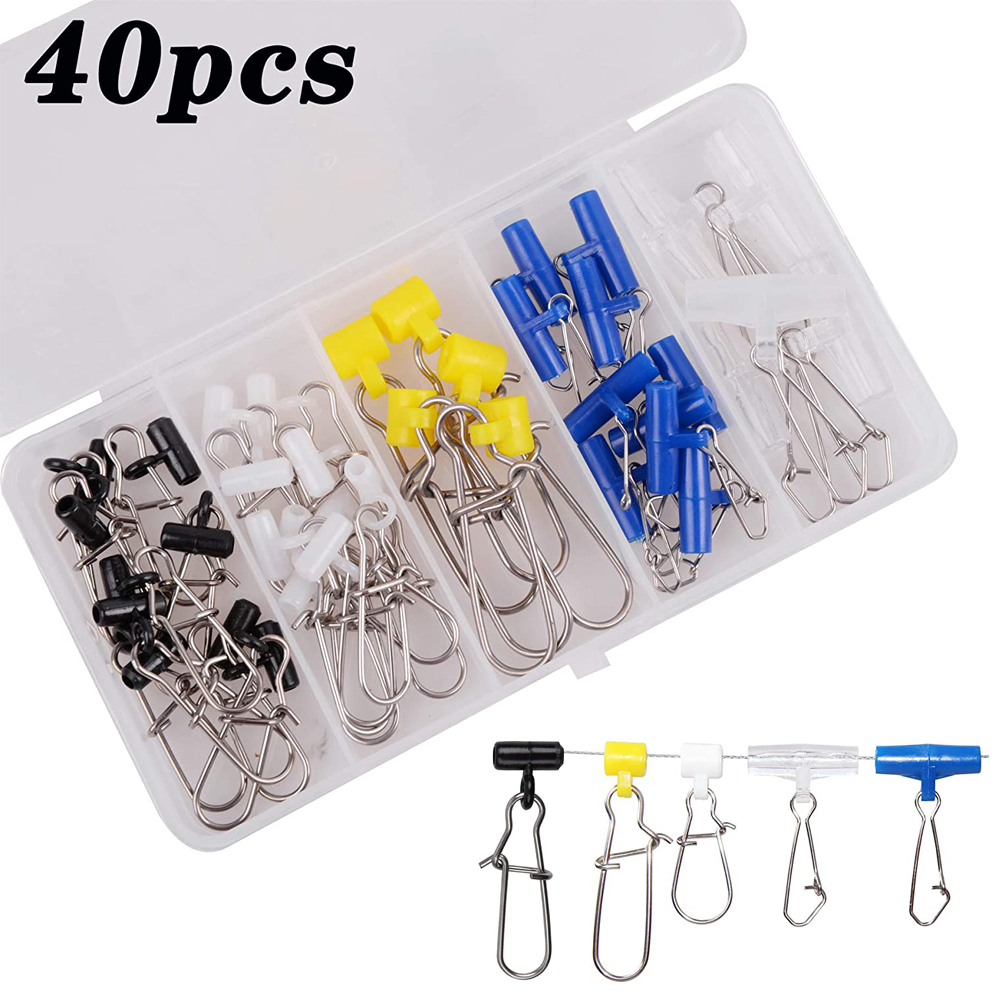40Pcs Fishing line Sinker Slid - Baitcasting Reel avaliação e preço