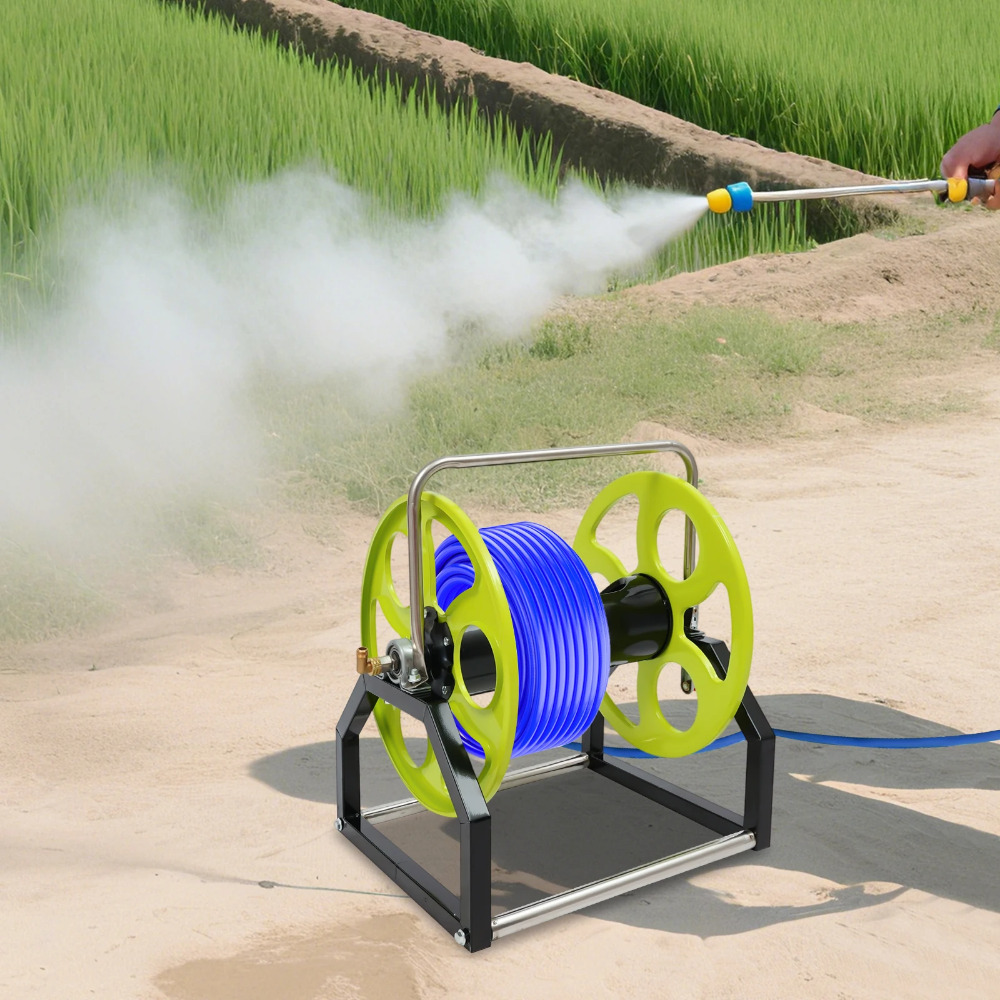 Garden Hose Reel, 360° Wall Mo - Reel Handle avaliação e preço
