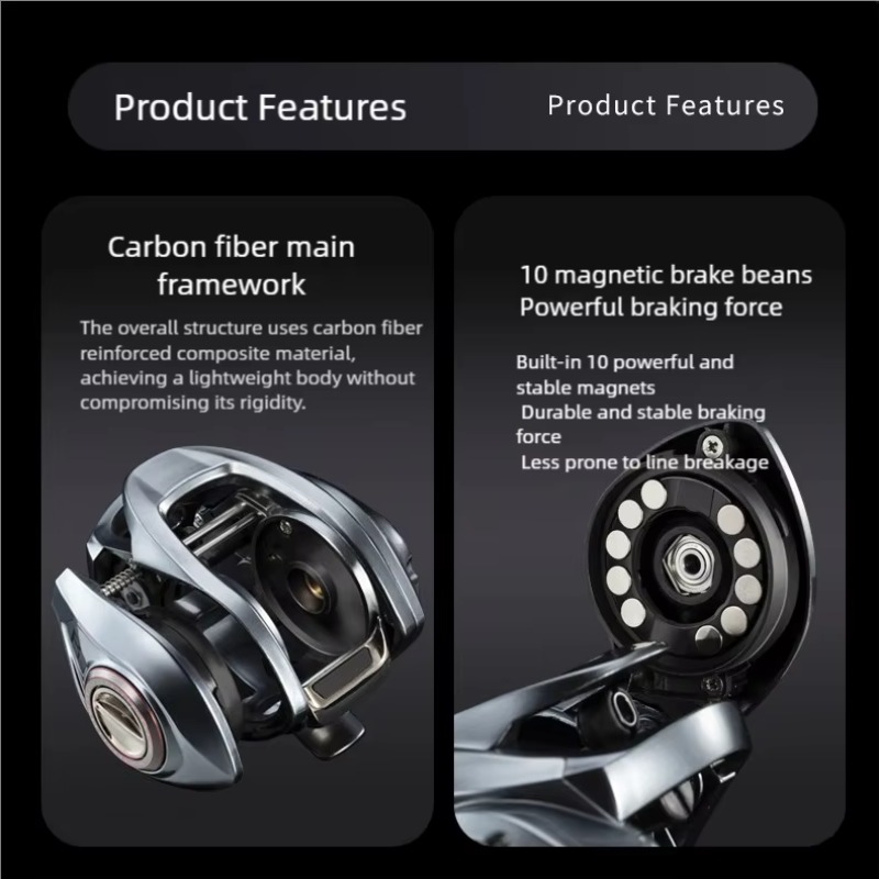 P1 Casting Reel, 7.3:1 Gear Ra - Reel Handle avaliação e preço