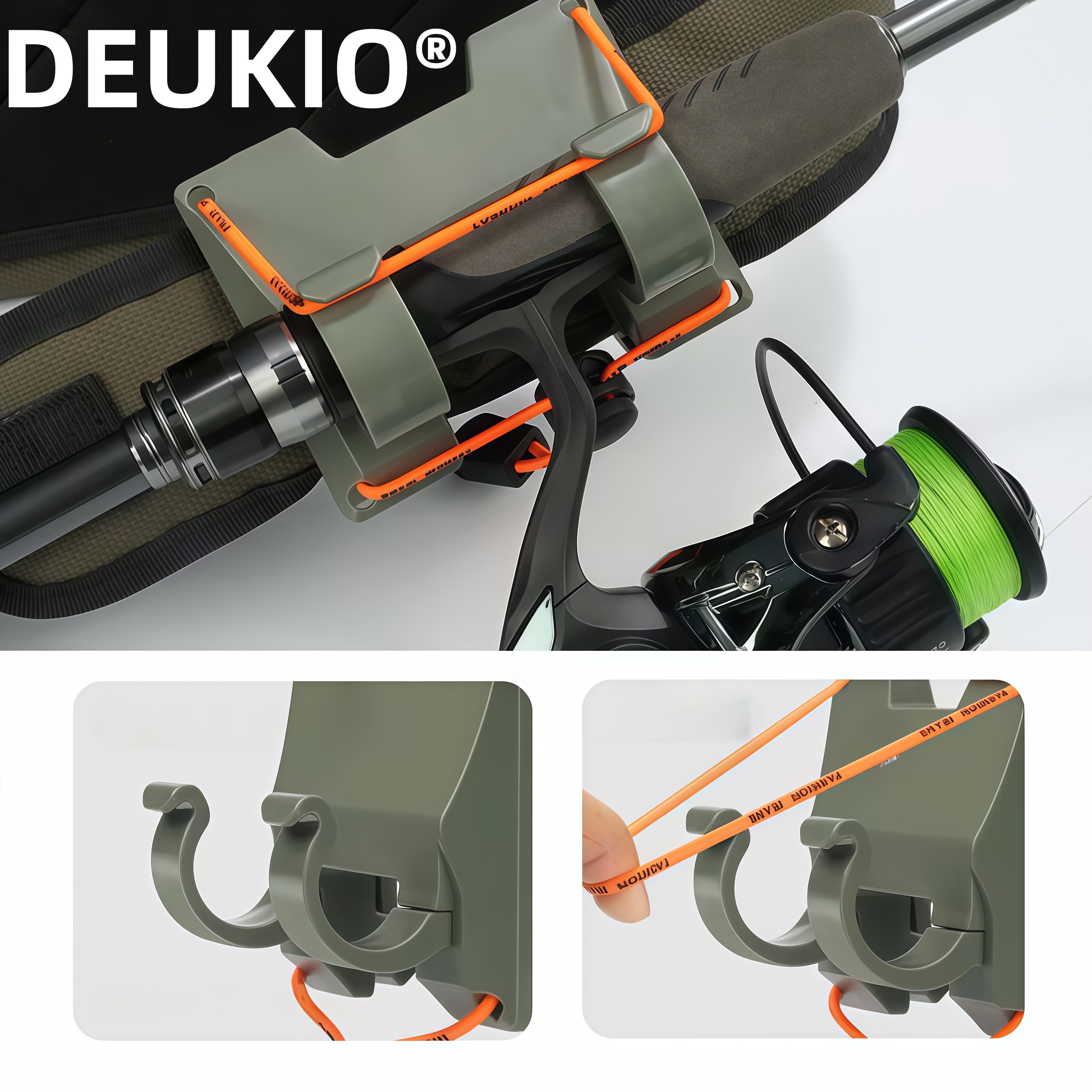 DEUKIO Outdoor Belt Clip Rod H - Fly Reel avaliação e preço