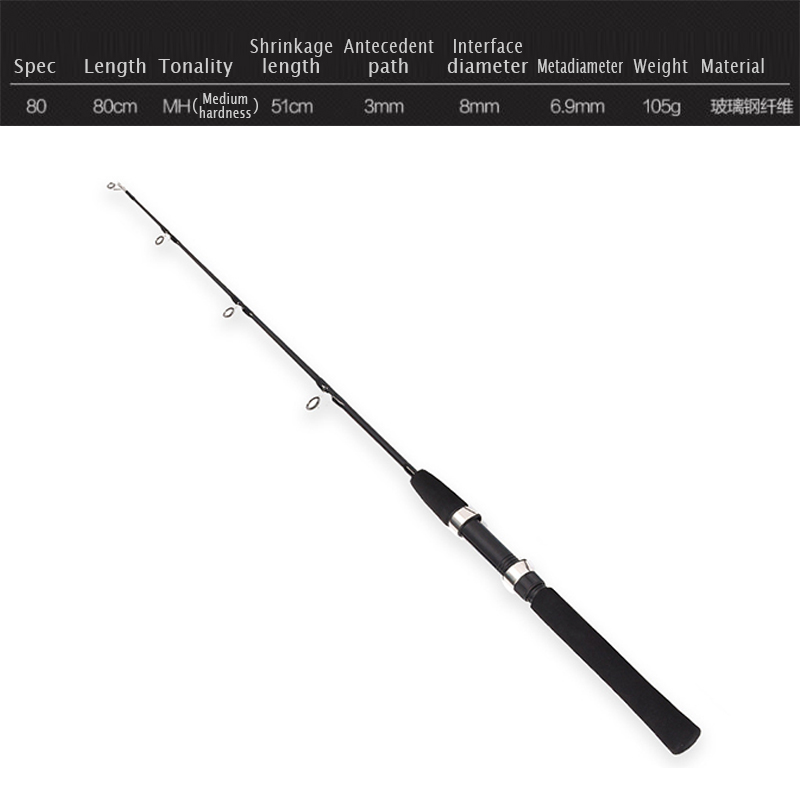 80Cm Fishing Rods Ice Fishing  - Ice Fishing Reel avaliação e preço