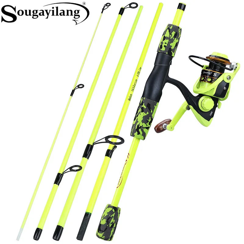Sougayilang Portable 5 Section - Spincast Reel avaliação e preço