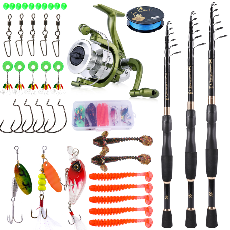Sougayilang Telescopic Fishing - Spincast Reel avaliação e preço