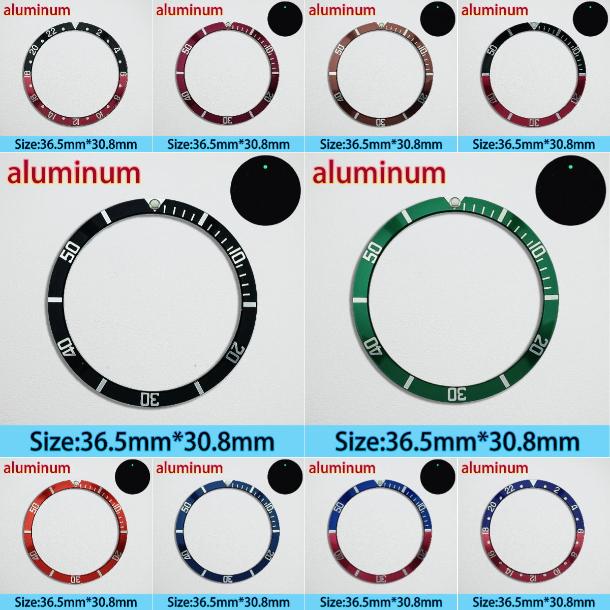 Aluminium Bezel 36.5mm*30.8mm  - Reel Case avaliação e preço