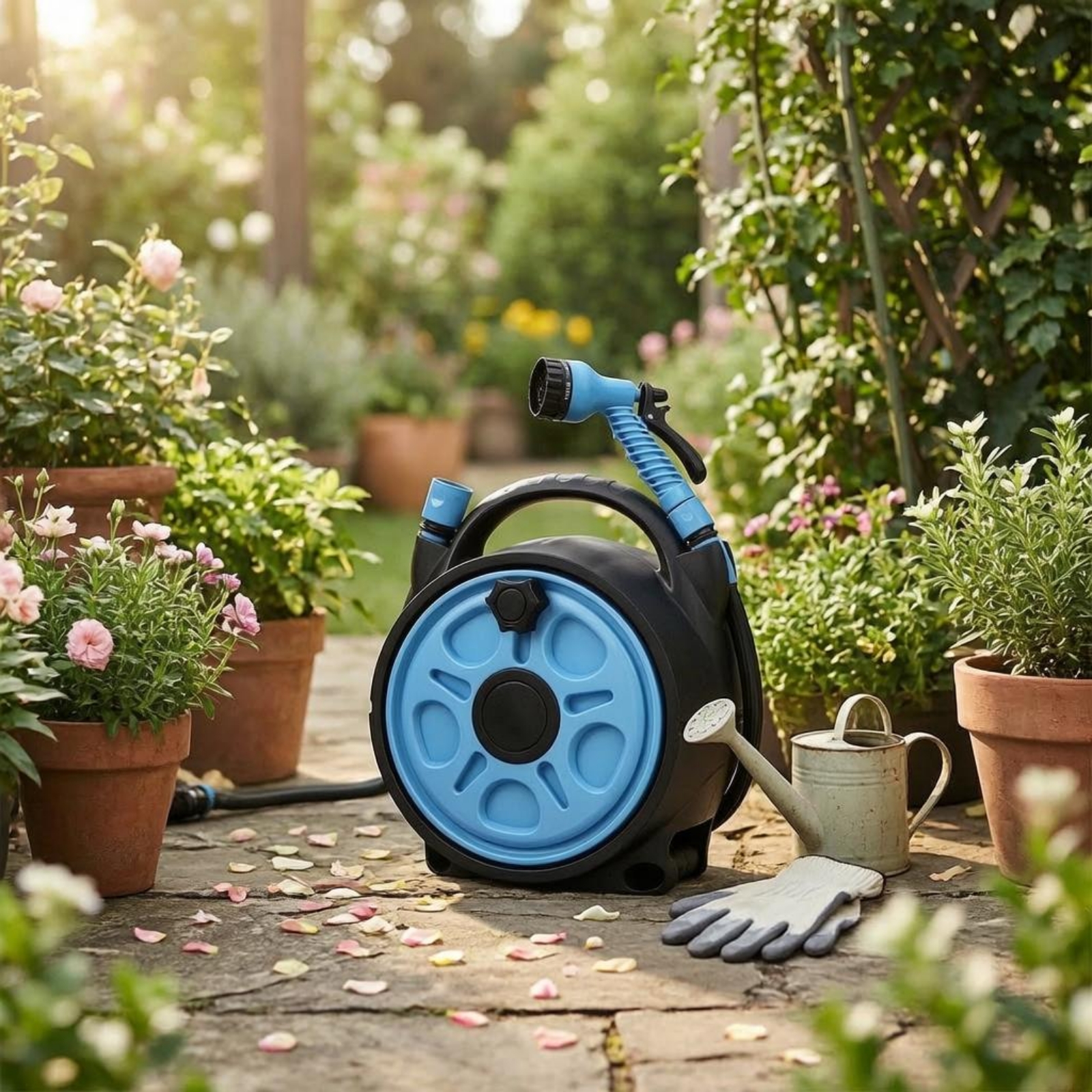 Hose Reel Sprayer Portable Car - Reel Handle avaliação e preço