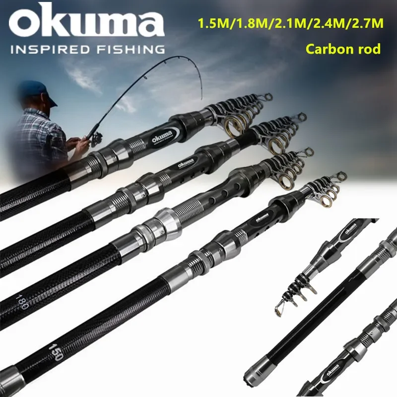 OKUMA New Carbon Rock Rod 1.5M - Surf Reel avaliação e preço
