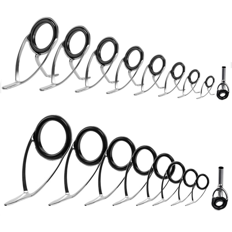 9Pcs Fishing Rod Guides Ring R - Reel Repair Kit avaliação e preço