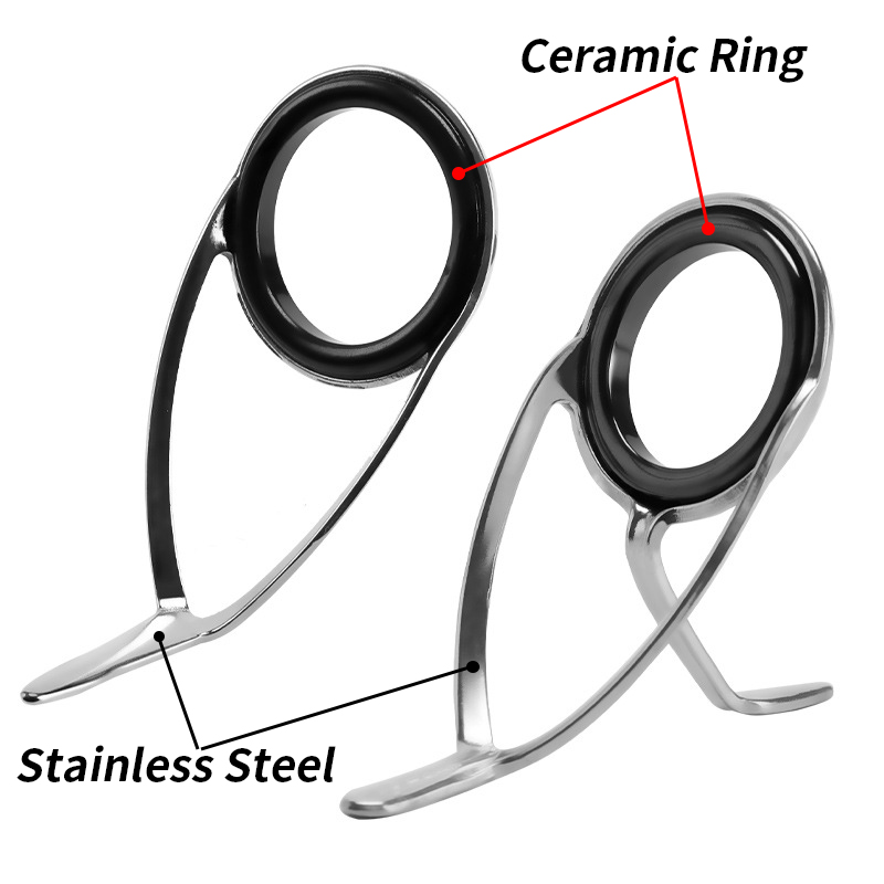 9Pcs Fishing Rod Guides Ring R - Reel Repair Kit avaliação e preço