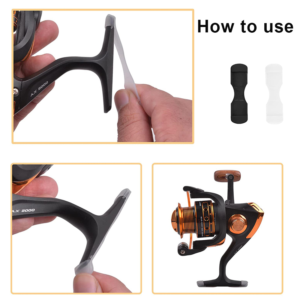 40/100Pcs Rubber Fishing reel  - Trolling Reel avaliação e preço