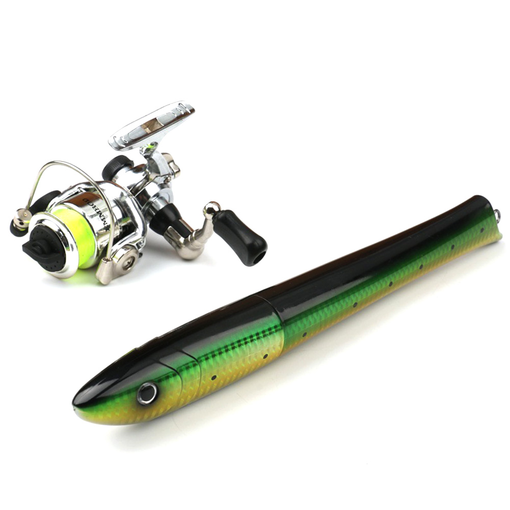 Portable Fish Shaped Fishing R - Ice Fishing Reel avaliação e preço