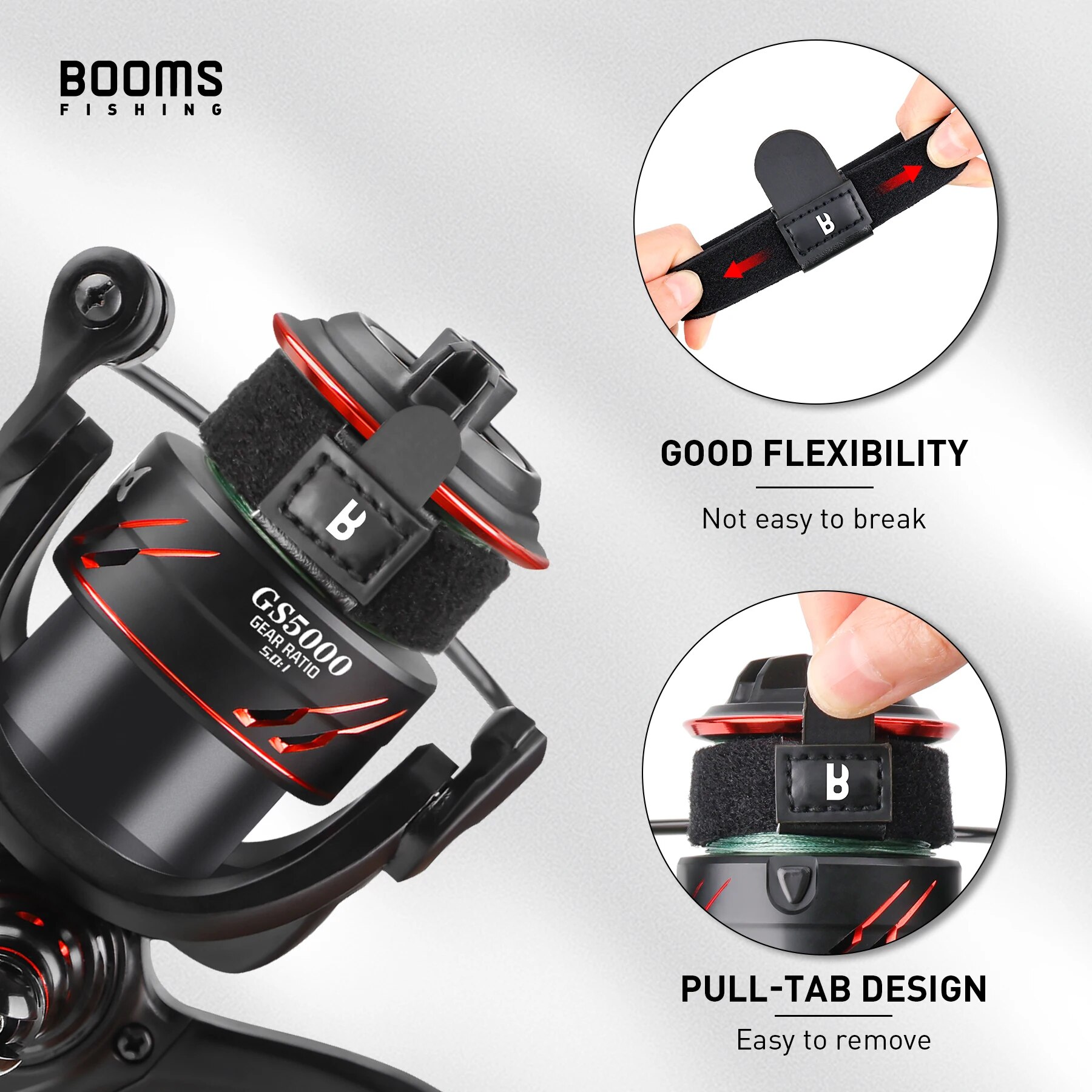 Booms Fishing SB1 4Pcs Spinnin - Reel Cover avaliação e preço